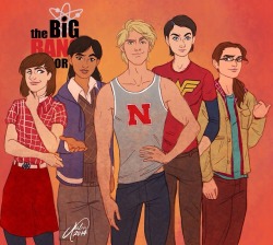 emspeaks:  onlyleigh:  kat2377:  Genderbend Big Bang theory  If there is a god- please. Erase this show from my head and replace it with amazing genderbent memories. PLEASE.  I want to see this.