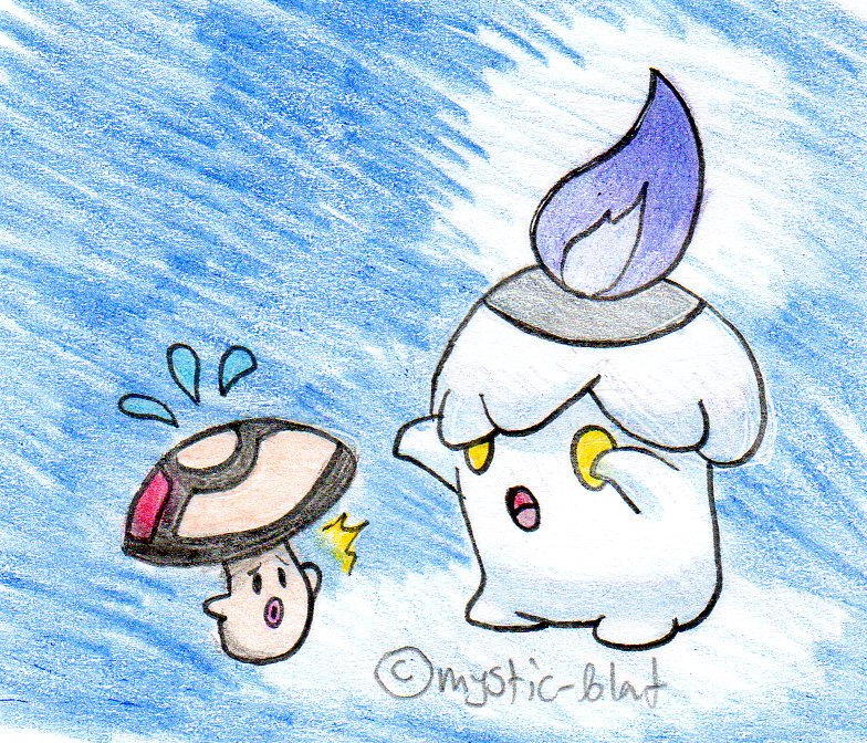 mystic-blat:  Boo! What a spooky Litwick!  (This picture has been on deviantart