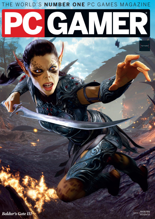 kazuliski: Baldur’s Gate 3 Lae’zel Magazine Cover