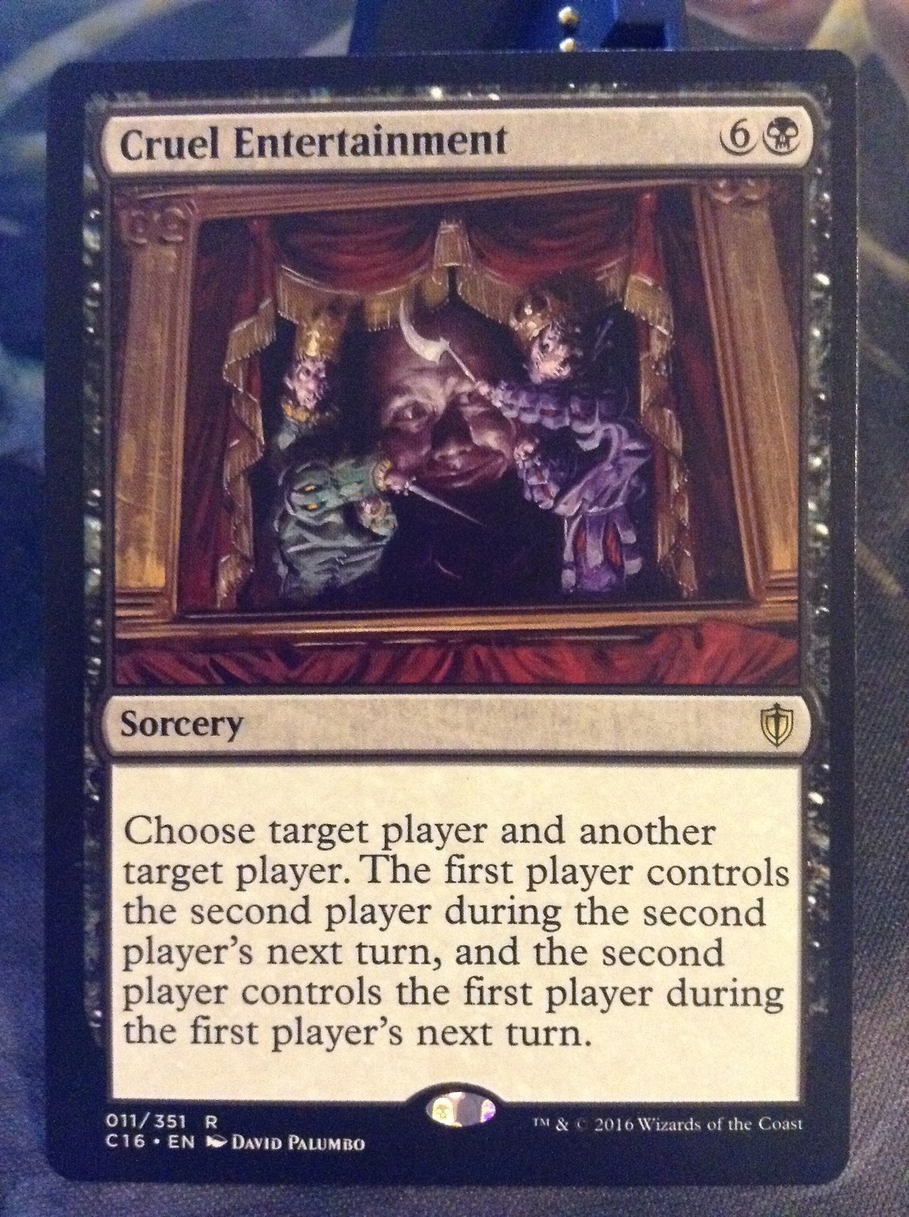 One Magic: The Gathering Card a day.M-F — Topi's Daily Card #943: Cruel  Entertainment This...