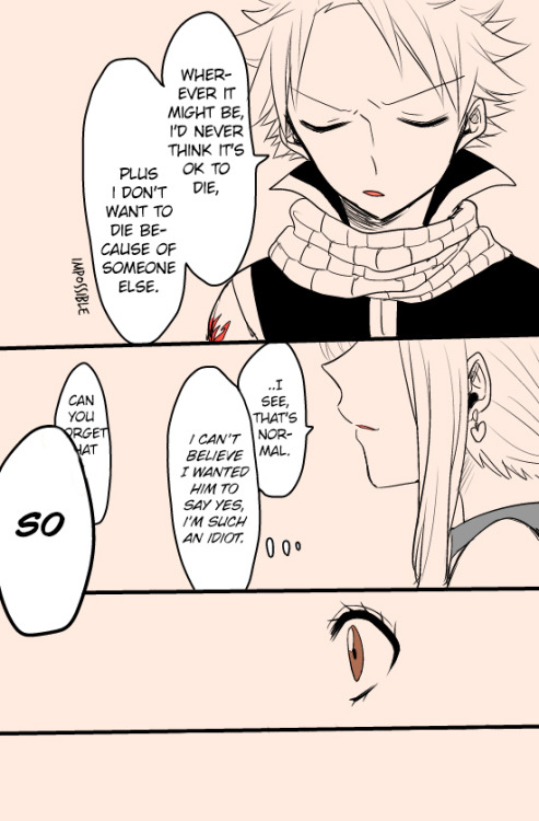 variationa:  The promise from the other day, did you forget it?  The Promise from That Day (Future Nalu) by 橙団子 Requested by Anon~ Edit: the needle thing is a popular Japanese saying, it’s not Lucy being creepy or anything QAQ 