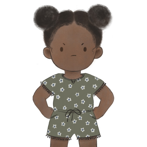 JuneI love this pom pom hairstyle so I thought I’d flex my character design muscles a bit. Meet June
