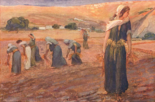 Gleaners, as in Deuteronomy, James Tissot