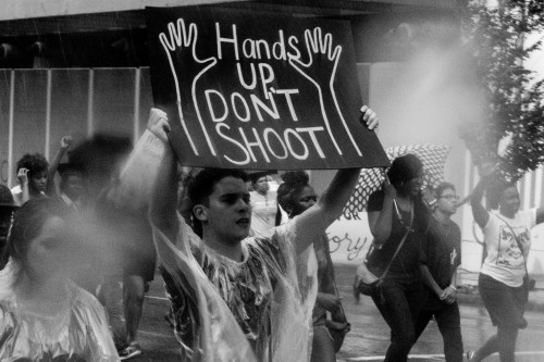 candidinatlanta:  “As the protesters marched through the streets, it began to storm. Every time the thunder crashed, the protesters would cheer louder and louder. It seemed as if mother nature herself were cheering them on..” 