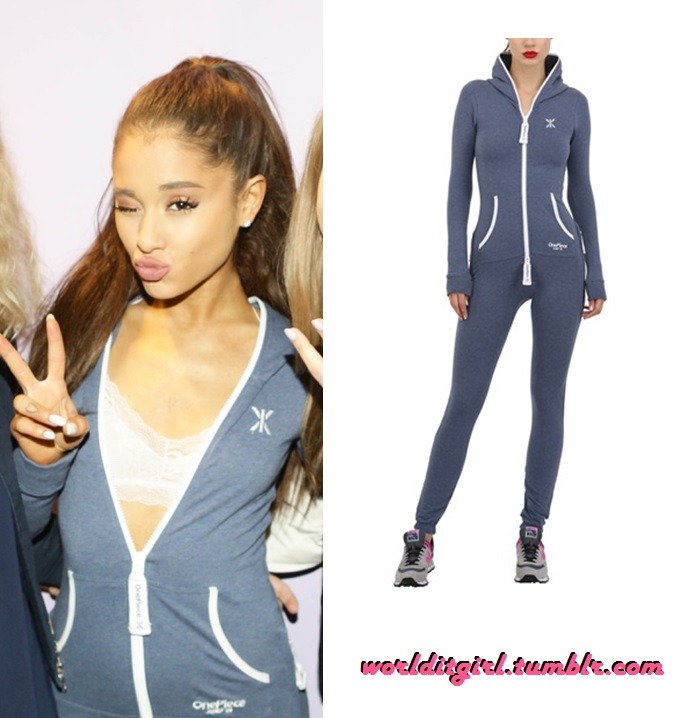 Ariana Grande Style Ariana Wore The Slim Stretch Cotton Jumpsuit From