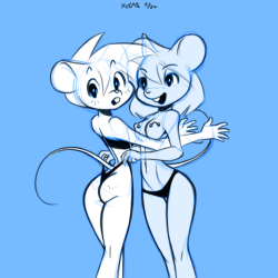 xylas:day 55sketchy mice  cuties~ < |D