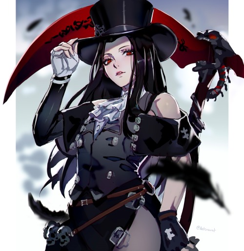 My tribute to Testament, a nonbinary character from Guilty Gear Strive. It’s rare to find a hu