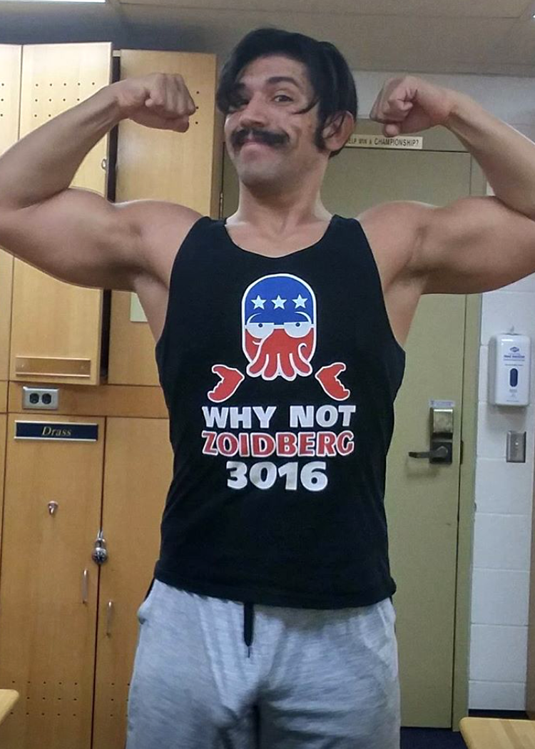 wrestlingsexriot:  He loves to show off his cut cock