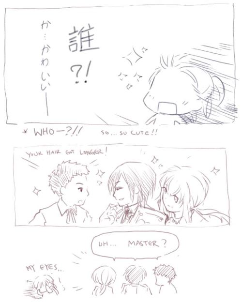 zeldacw: So…  Our Yagen came home last week… Yagen , Midare , &amp; Atsushi T