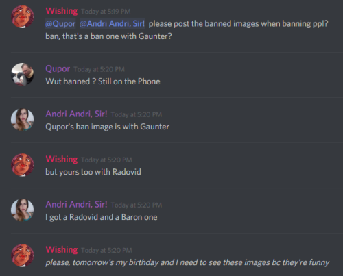 wishingformemoria:So the day before my birthday I went on the Lodge/Gwent discord and asked for the 