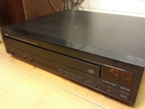 Yamaha CDC-605 Natural Sound Automatic CD Changer, 1990