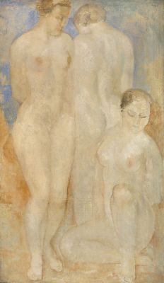 terminusantequem:  Toon Kelder (Dutch, 1894-1973), Three women. Oil on canvas, 157.5 x 92.6 cm