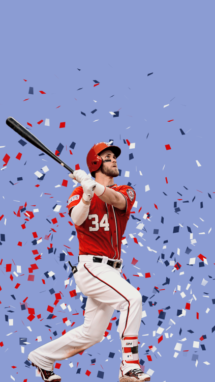 smellbaseball:Lockscreens: Bryce Harper | Asked by ANON | iPhone 6 compatible Request [HERE] |  Li