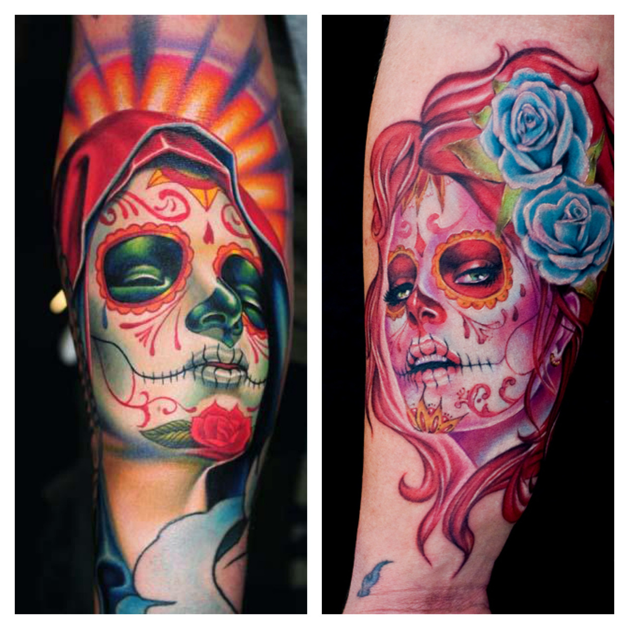 thecrimsondynamo:  The two tattoos I want there just beautiful (the one on the left