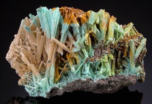 Cerussite - Redburn Mine, Rookhope District, Weardale, North Pennines, Co. Durham, EnglandThe colori