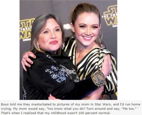 smfih:Came across this quote from Billie Lourd, Carrie’s daughter