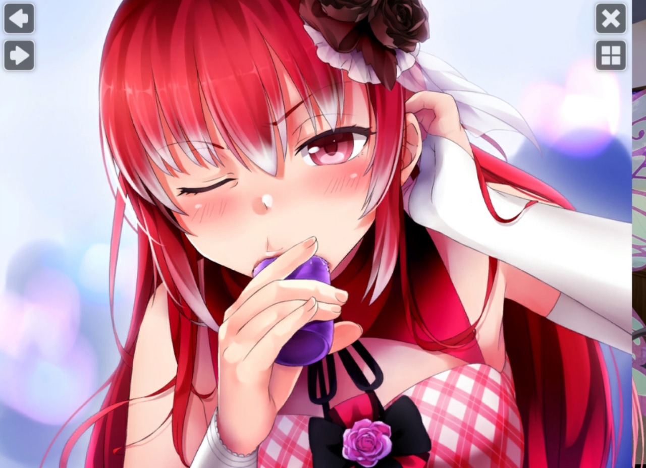 peepslikestentacles:  some of the “most rewarding” pictures from HuniePop.Now