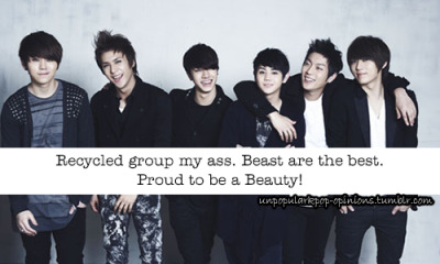 unpopularkpop-opinions:
“Recycled group my ass. Beast are the best. Proud to be a B2UTY!
”
😭