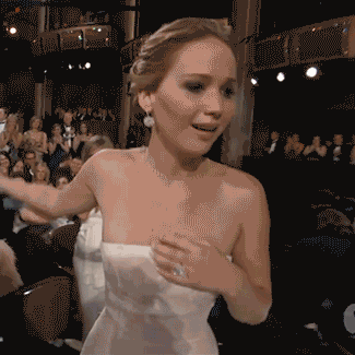 thewinekone:  Remember that time I tried helping Jennifer Lawrence up the stairs?