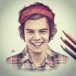 thestylinsoncrew-deactivated201:  @_artistiq: HARRY, drawn with colored pencils!  Who’s going to the WWA tour? @onedirection @Harry_Styles 