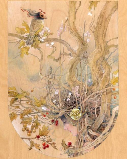 crossconnectmag: Paintings by Stephanie Pui-Mun Law Stephanie Pui-Mun Law is an Oakland-based artist. Her work is an exploration of the mythic arts, journeying through a surreal otherworld, to seek the manifestations of desire and archetype when seen