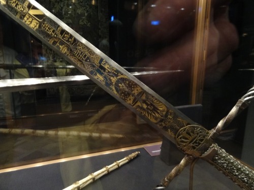 sword-site:The Sword of Emperor Maximilian IArtist: Hans Sumersperger1492 - 1498 in Hall / Tyrol1496