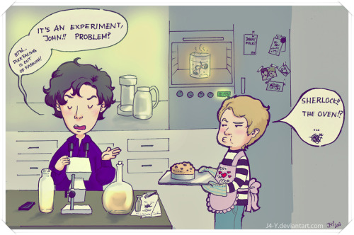 glas-onion:[BBC Sherlock] oven problem by *glas-onionJohn and his duckface xDI think there is at lea
