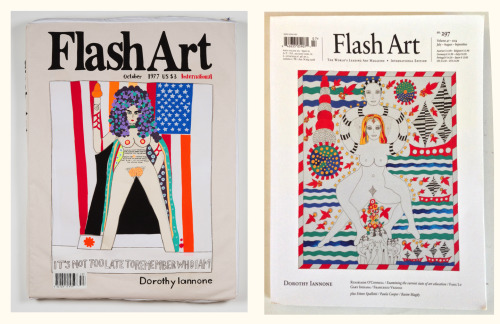 This month’s Flash Art (on the right) catches up with my revised (invented) version of art history!