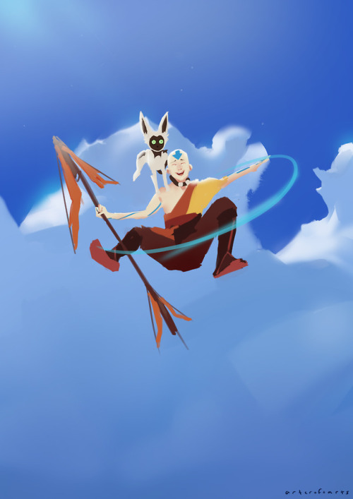 artcroftarts - Realised it was a year since I last painted aang,...