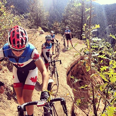 mactallacycles:  Training for team pursuit today. »»Steph Roorda.