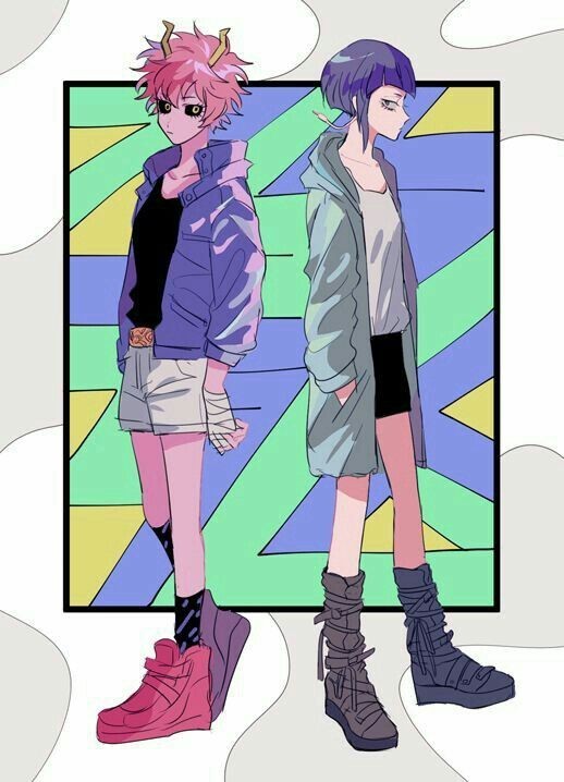 shades-x:  Mina & Kyoka 💗💜