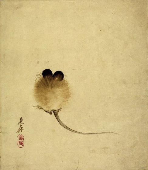 windypoplarsroom:  “Mouse” Shibata Zeshin, about 1860’s, Japan 