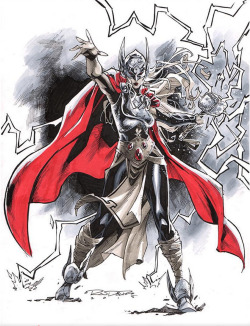 comic-book-ladies:  Thor by Khary Randolph