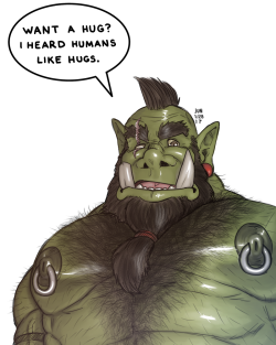junichiboar:Orc friend is here to cheer you