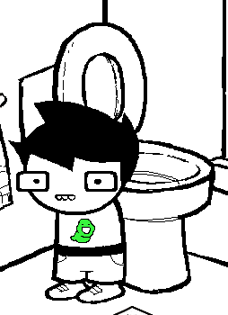 tallest-red:  waywardveganbond:     karkatstuck:  john is as tall as a fucking toilet