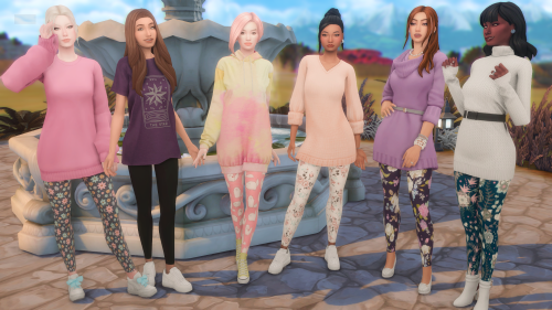 aleykaa: A LOOKBOOK I just realized that my models get the worst names in the Sims 4 but well..Ladie