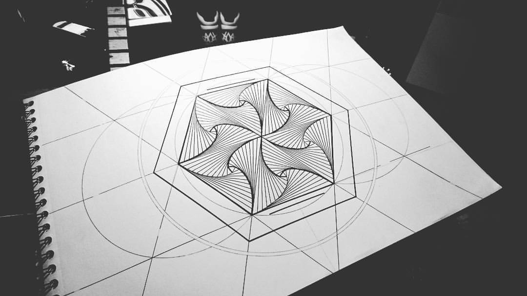 geometric line art tumblr