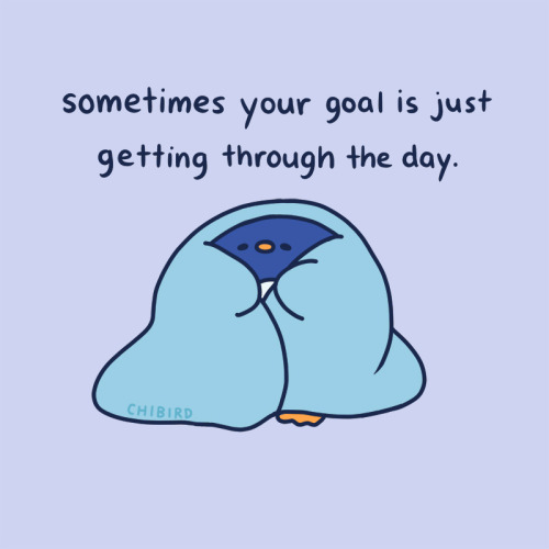 chibird: One baby goal at a time. ♡ This penguin is here to get through it with you. Chibird store |