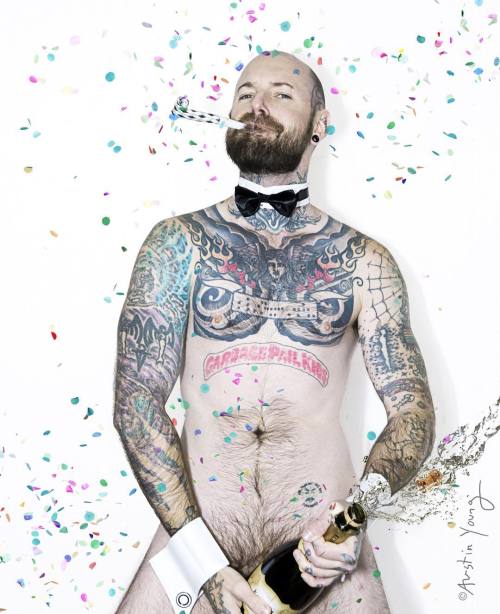 trevorwayne:  Happy New Year!! New pinup pic by @austinyoungforever !!! 🍾🍾🍾🍾 #newyear #pinup #pinuptattoo #beardporn #BeardedandTattooed #beardedhomo #scruff #scruffyhomo #gayartist #malemodel #inked #inkedgay #inkedmen #inkedguys #tatted