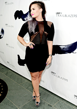 neverbreaks:  Demi Lovato attends Logo TV’s ‘Trailblazers’ at the Cathedral of St. John the Divine on June 23, 2014 in New York City 