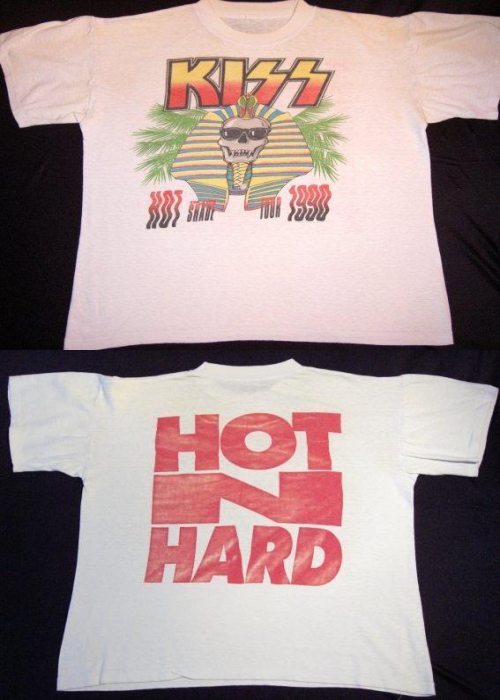Harry, Shirt: 1990 KISS Hot in the Shade Tour shirt (Similar- $38) Harry&rsquo;s KISS shirt