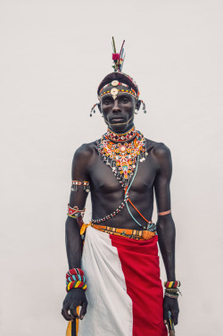 Samburu Warriors by   Dirk Rees.The Samburu