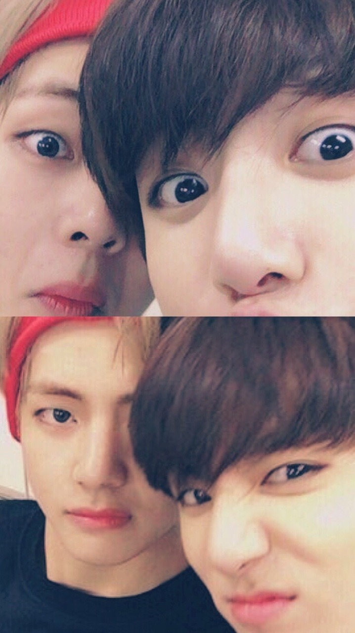 minkathylee:  Vkook wallpaper  Credits go to rightful owners   Please like/reblog