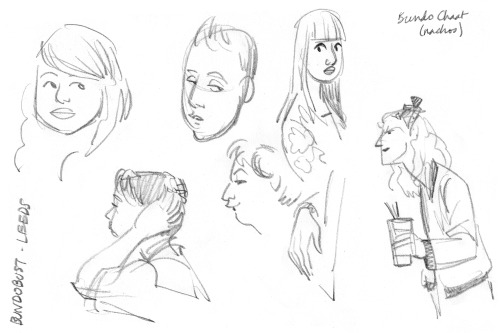 Sketches while waiting for some amazingly delicious food in Leeds