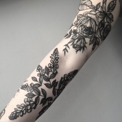 gemcartertattoo:  Sleeve in progress.. 