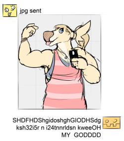rittsrotts:a mockup of a typical text I get every day from the almighty jincow that makes me gargle  