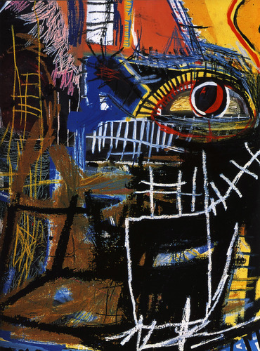 artist-basquiat:Head, 1981, Jean-Michel Basquiat