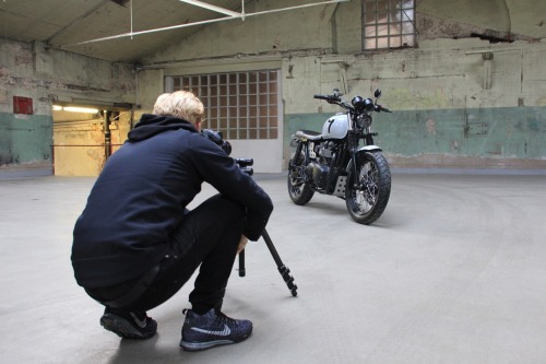 Shooting the latest MOD moto build, more pics soon!