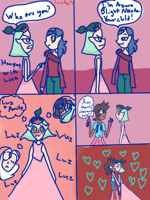 Azura Meeting Her Parents Teenage Self.