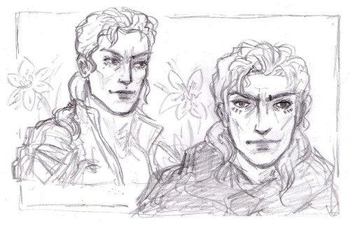 here have some messy sketches of the boss. try to remember the basics of cqc and so on and such like